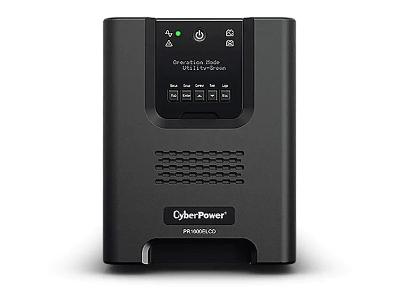 CyberPower PRO Series 1000VA / 900W 10A Tower UPS with LCD PR1000ELCD