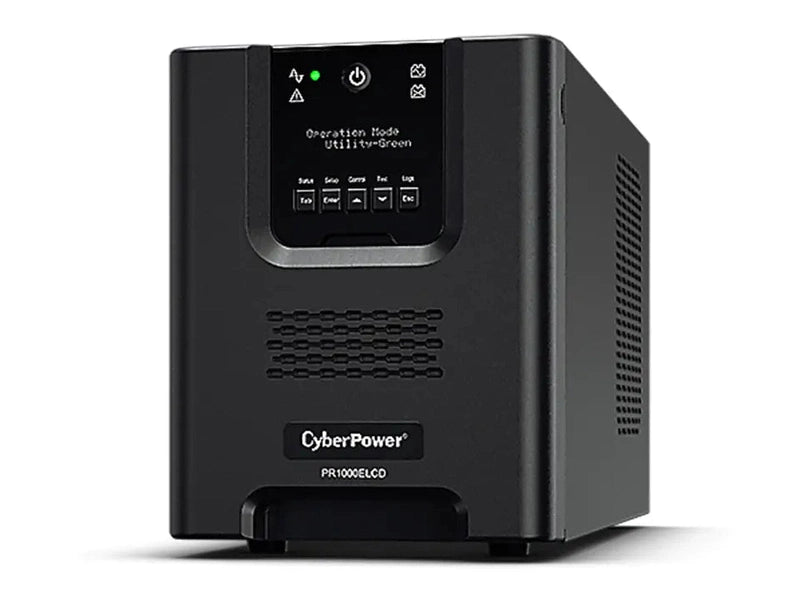 CyberPower PRO Series 1000VA / 900W 10A Tower UPS with LCD PR1000ELCD