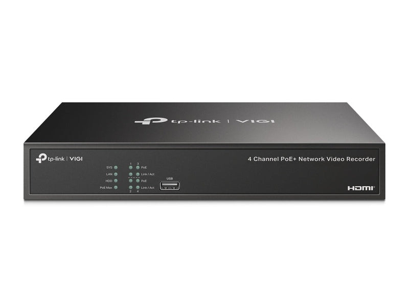 TP-Link VIGI NVR1004H 4P 4 Channel PoE Network Video Recorder