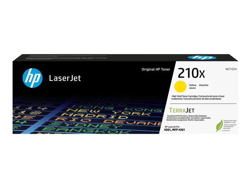 HP 210X Yellow Toner High Yield 42014301 Models