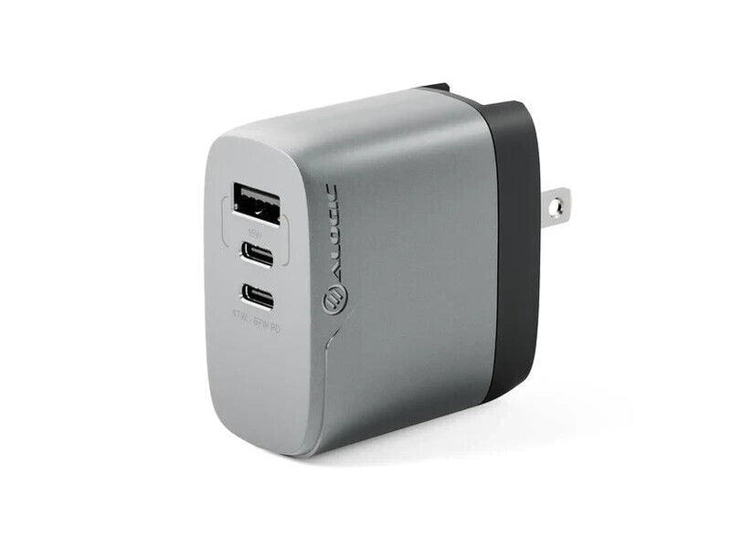 Alogic 3X67 Rapid Power 67W Multi Country GaN Charger Space Grey