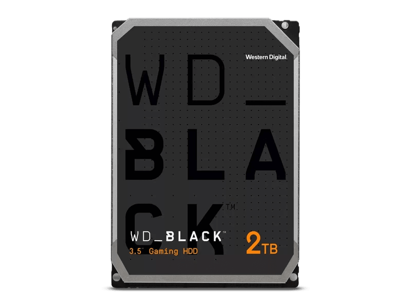 WD 2TB Black 3.5" 7200RPM SATA Gaming Hard Drive