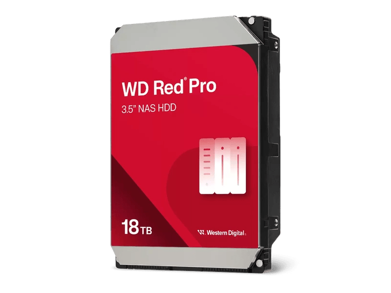 WD Red Pro 18TB 3.5" 7200RPM SATA NAS Hard Drive