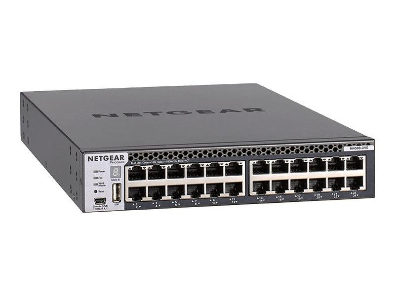 Netgear 24-Port Managed L3 Stack Switch 10G 24 SFP+ 4