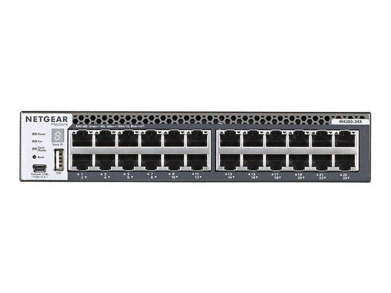 Netgear 24-Port Managed L3 Stack Switch 10G 24 SFP+ 4