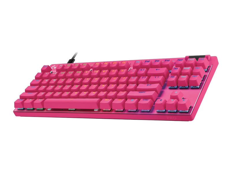 Logitech G PRO X TKL RAPID Analog Mechanical Gaming Keyboard - Magenta