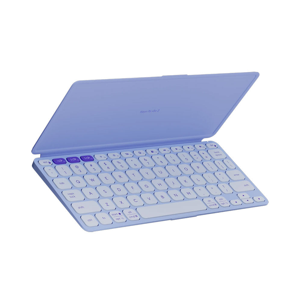 Logitech Keys-To-Go 2 Portable Wireless Keyboard Universal Layout - Lilac