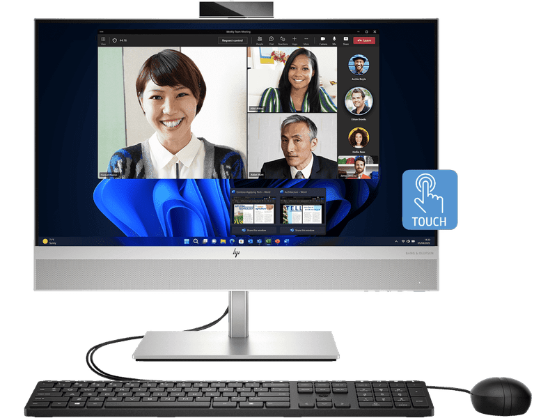 HP 840 G9 AIO i7-13700 16GB 512GB SSD 24" FHD Touch W11P 3YR