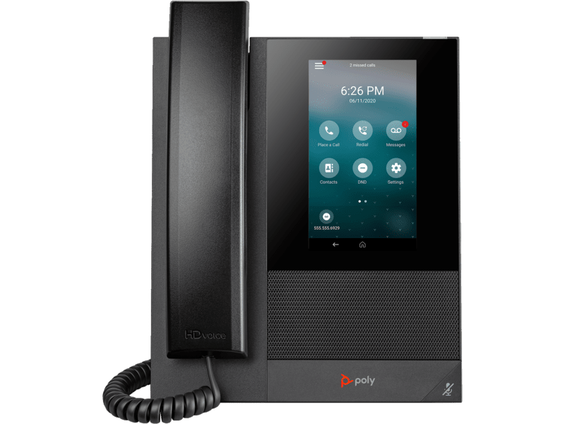 HP Poly CCX 400 Business Media Phone with Open SIP and PoE-enabled 849A1AA