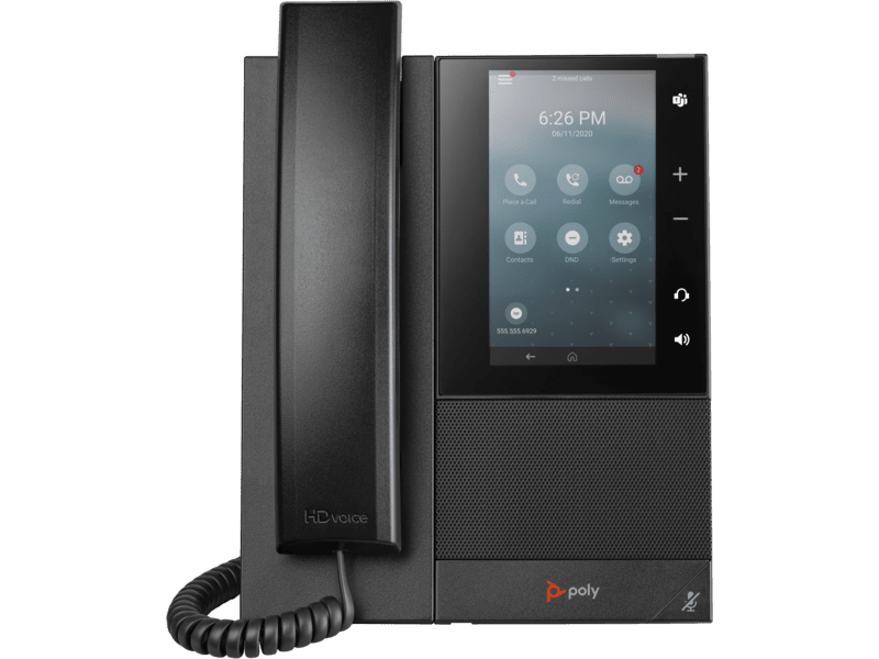 HP Poly CCX 505 Business Media Phone with Open SIP and PoE-enabled 82Z82AA