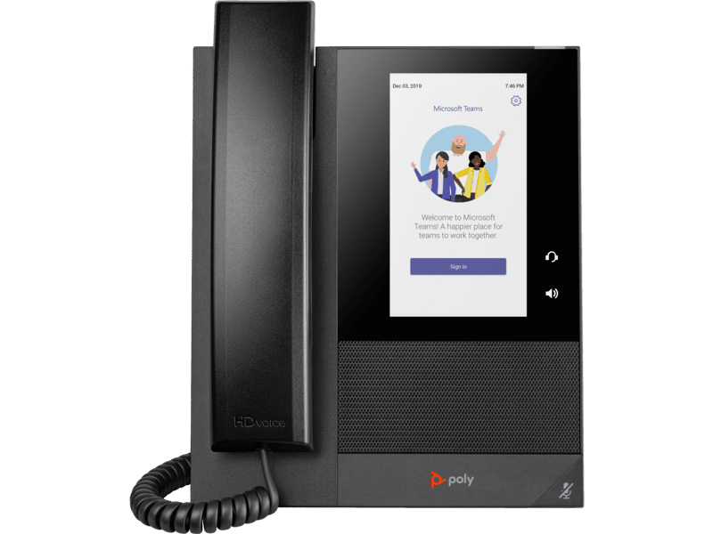 HP Poly CCX 350 Business Media Phone for Microsoft Teams and PoE-enabled 848Z7AA