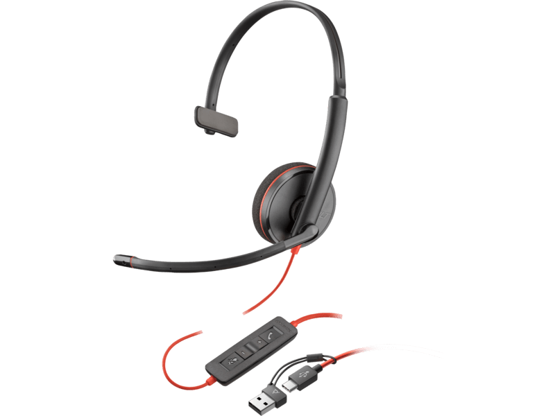 HP Poly Blackwire 3210 UC Mono USB-C Headset 8X214AA