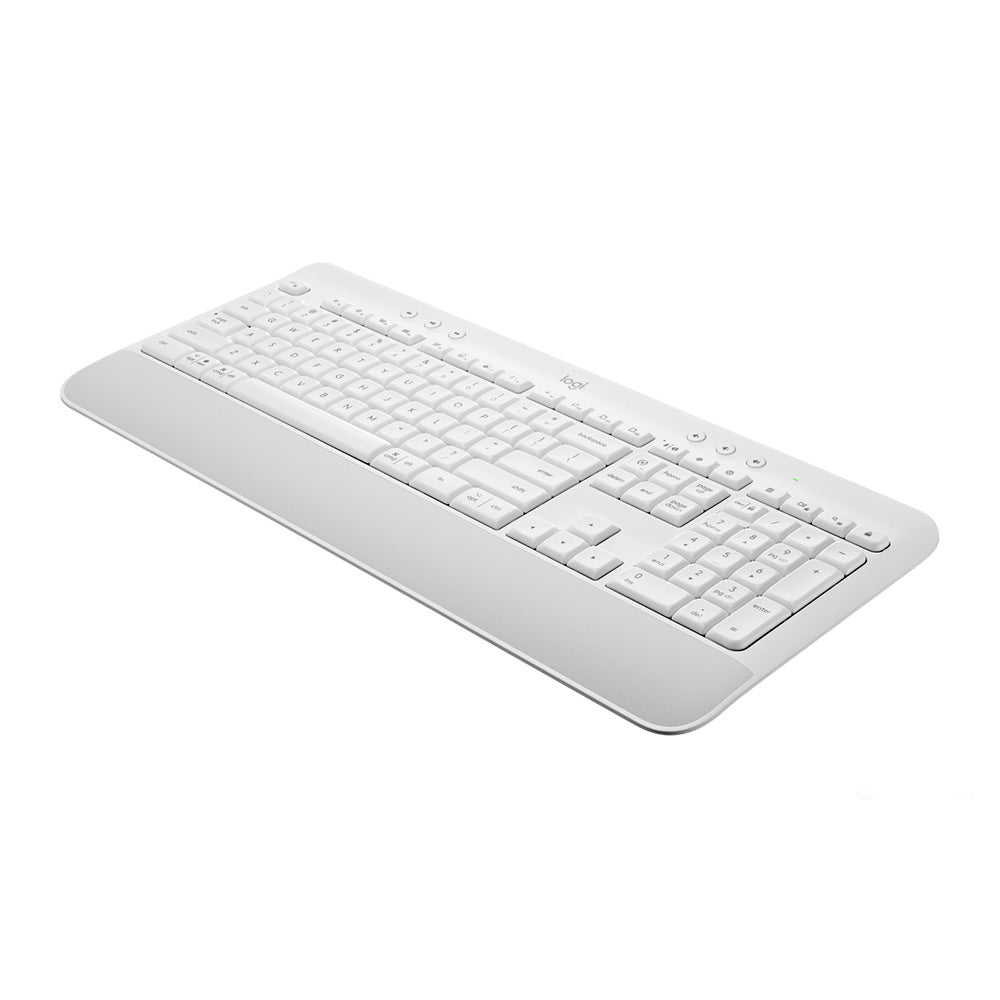 Logitech Signature K650 Wireless Keyboard with Palm-rest - Off-white