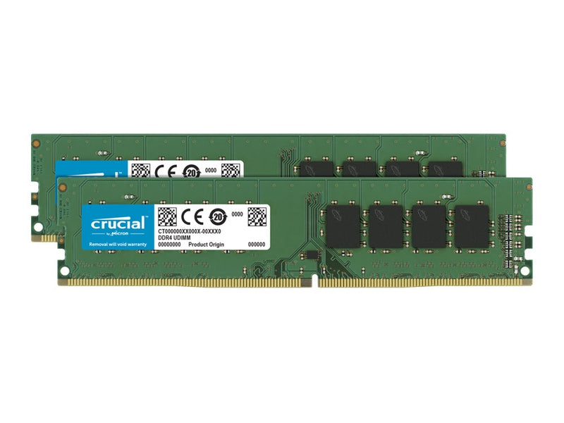 Crucial 64GB Kit 2 x 32GB DDR4-3200 UDIMM Desktop PC Memory - CT2K32G4DFD832A