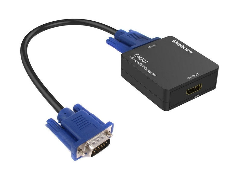 Simplecom CM201 Full HD 1080p VGA to HDMI Converter with Audio