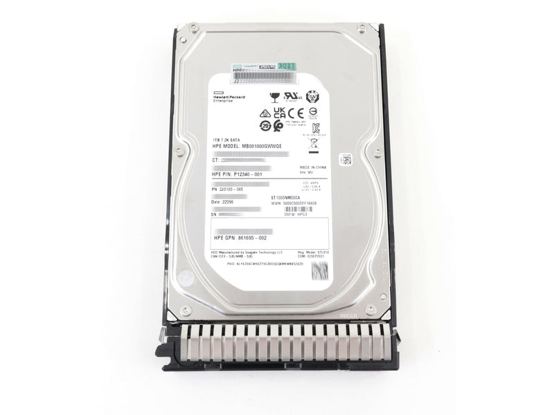 HPE 1TB 3.5" SATA 7.2k Internal Enterprise Hard Drive