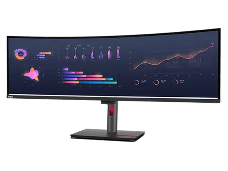 Lenovo ThinkVision P49w-30 49" Dual QHD 5K Curved Monitor 63DBRAR1AU