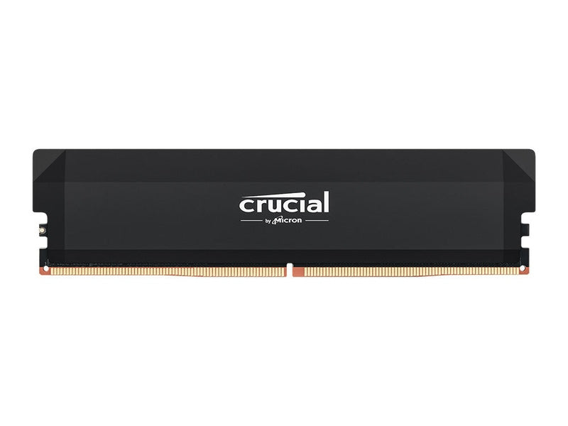 Crucial Pro OC 16GB 1x16GB DDR5 UDIMM 6400MHz CL38 Black PC Gaming Memory - CP16G64C38U5B