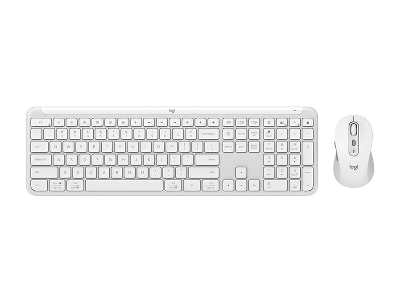 Logitech MK950 Signature Slim Keyboard and Mouse Combo - Off-white