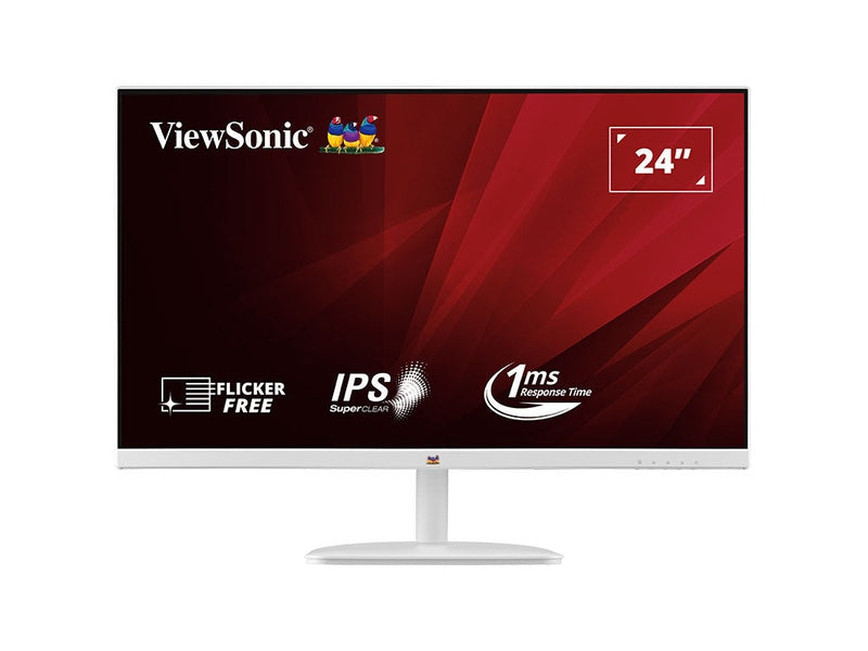 ViewSonic VA2432-H-W 24” 1080p IPS Monitor with Frameless Design