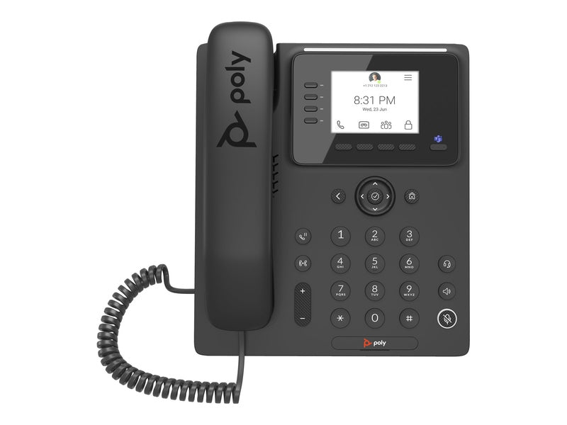 HP Poly CCX 350 Business Media Phone for Microsoft Teams and PoE-enabled 848Z7AA