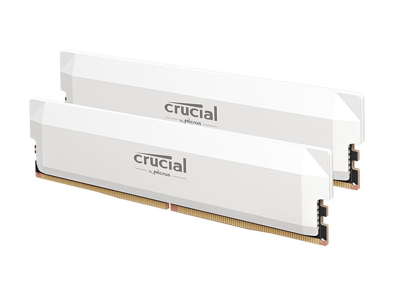 Crucial Pro Overclocking 32GB Kit 16GBx2 DDR5-6000 UDIMM White