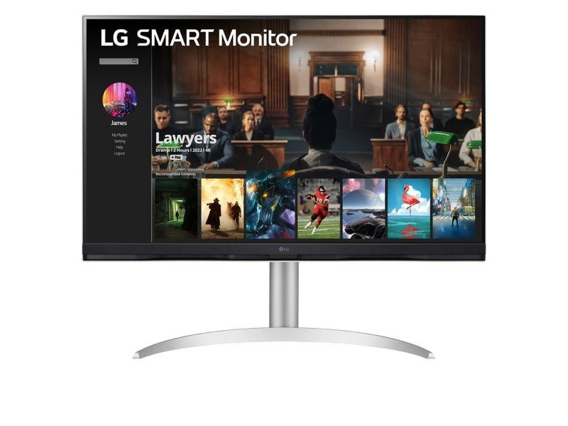 LG 32SQ730S-W 32" 4K UHD VA USB Type-C webOS Smart Monitor