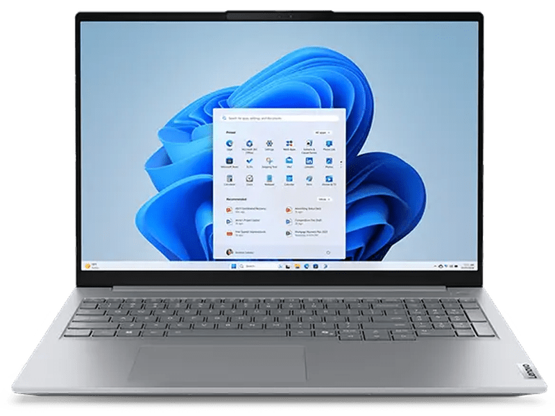 Lenovo ThinkBook 16 Gen 8 16" WUXGA Laptop, Intel Core 5 16GB 512GB SSD W11P - Arctic Grey