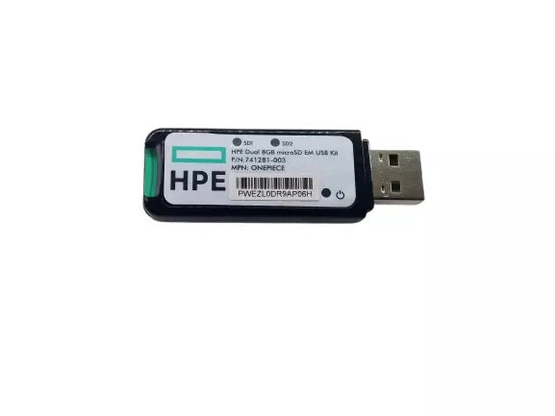 HPE Dual 8GB MicroSD Enterprise Midline USB Kit KIT PN: 870891-001 /741281-003