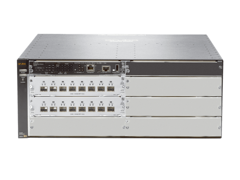 HPE JL095A Aruba 5406R 16-port SFP+ No PSU v3 zl2 Switch