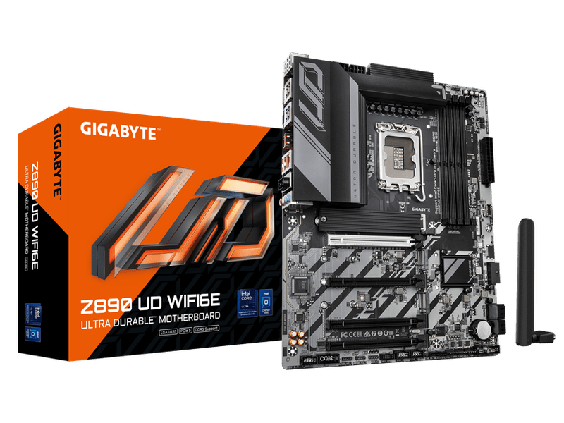 Gigabyte Z890 UD WIFI6E LGA1851 DDR5 ATX Motherboard Intel ultra bundle