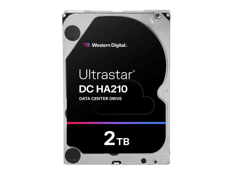 WD Ultrastar DC HA210 2TB 3.5" SATA 512n 7200RPM Enterprise Hard Drive