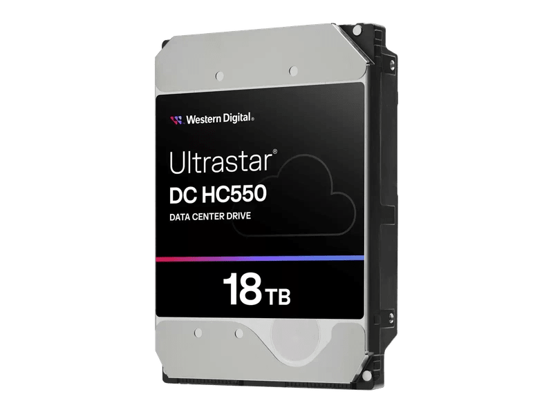 WD Ultrastar DC HC550 18TB 3.5" SATA 7200RPM Enterprise Hard Drive