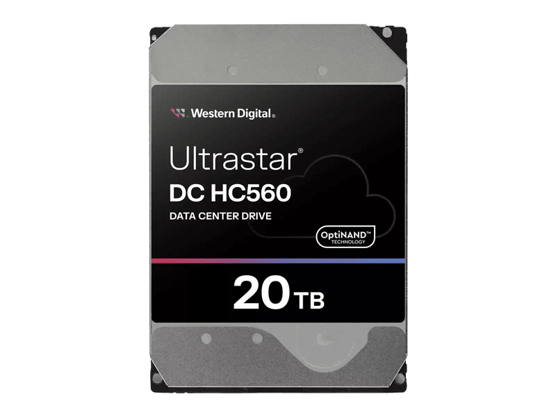 WD 0F38651 Ultrastar DC HC560 20TB 3.5" 7200 RPM SATA Hard Drive