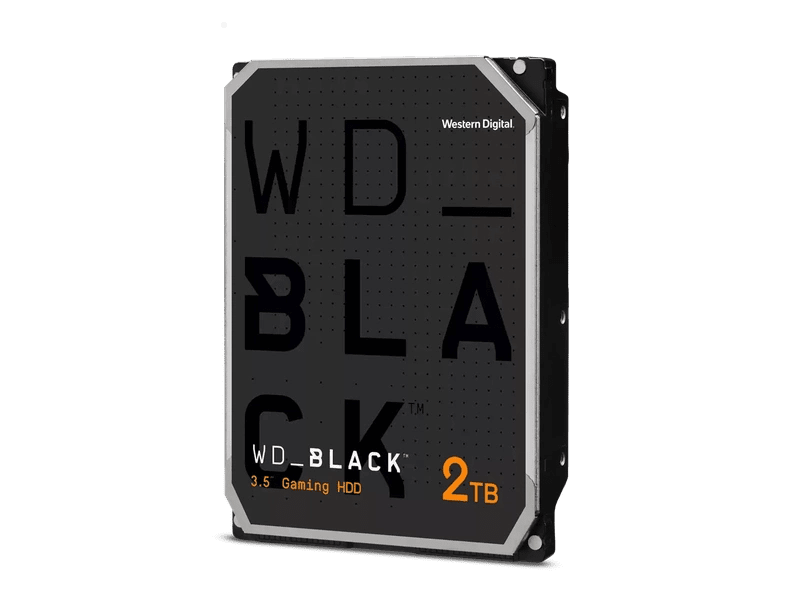 WD 2TB Black 3.5" 7200RPM SATA Gaming Hard Drive