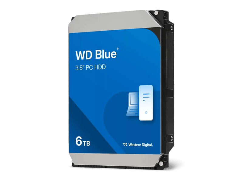 Western Digital WD Blue 6TB 3.5" 5400RPM SATA HDD WD60EZAX