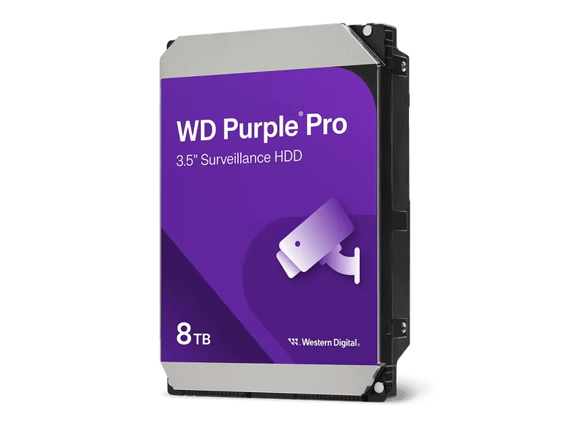 WD Purple Pro 8TB 7200 RPM 3.5" SATA Surveillance Hard Drive