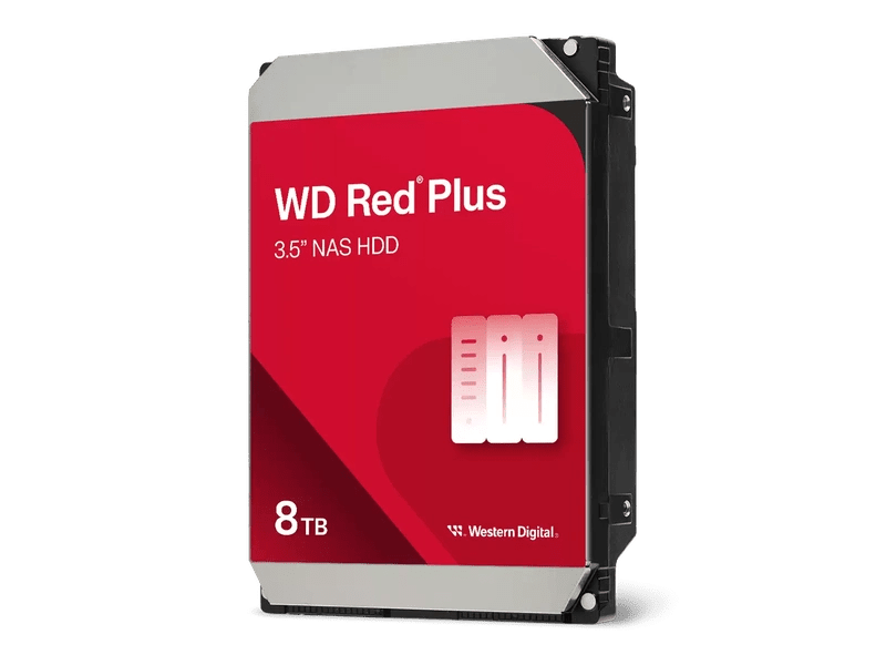 WD Red Plus WD80EFPX 8TB 256MB Cache 3.5" NAS Hard Drive