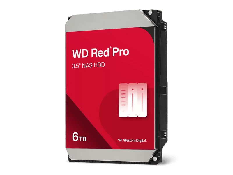 Western Digital 6TB Red Pro 3.5" 7200RPM NAS SATA Hard Drive WD6005FFBX