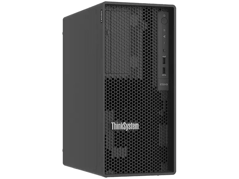 Lenovo ST50 V3 Tower Server Xeon E-2456G 16GB 3.5" & 2.5" 500W 3YR