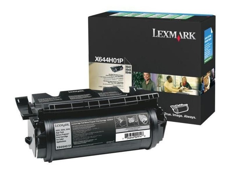 Lexmark X644H01P BLACK PREBATE TONER YIELD 21000 PAGES FOR X64XE