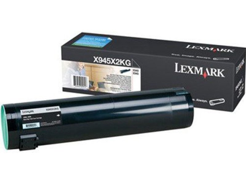 Lexmark X945X2KG BLACK TONER YIELD 36000 PAGES FOR X940E X945E